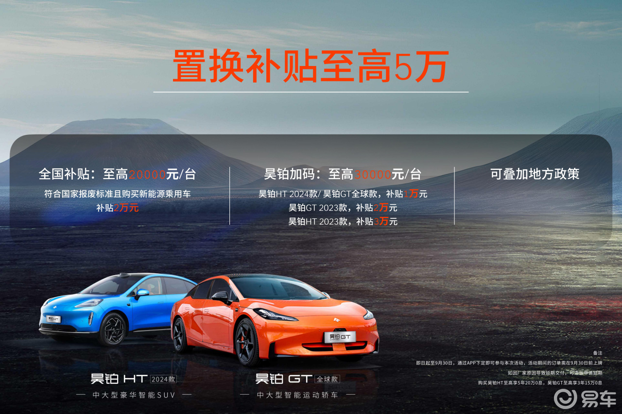 昊铂HT2024款惊艳亮相成都车展，置换享至高补贴5万