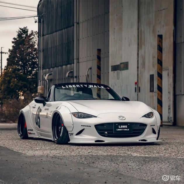Liberty Walk驾驭马自达MX-5，展现独特魅力