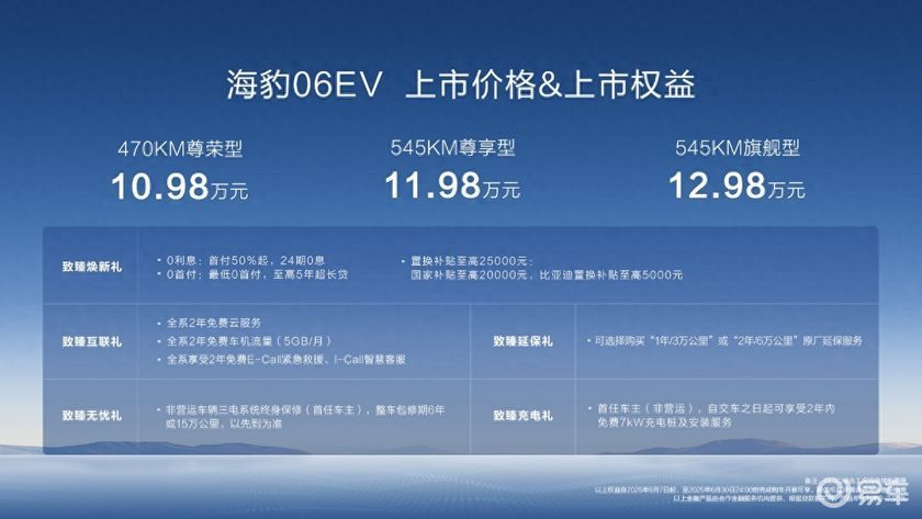 比亚迪全新家用轿跑！海豹06EV上市售价10.98万元起