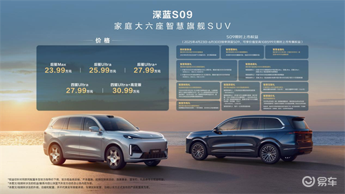 在深蓝S09身上，好像看到了完美大六座SUV的样子